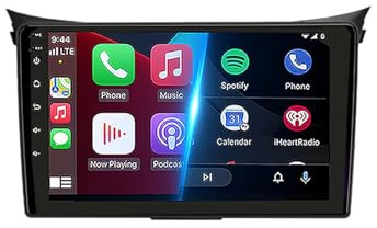 Pantalla Radio para Hyundai I30 Elantra 2012-2016 Android 15 9 Pulgadas Multimedia Pantalla con BT GPS WiFi Radio Backup Camera para, 4 Core 2G+64G