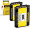 PATONA 2X NP-BX1 Akku 1000mAh Ersatzakku kompatibel mit Sony CyberShot DSC-RX1 R RX1 RX100 II III IV V VI VII M HX50 HX60 HX80 HX90 HX99 HX400V WX300 WX500 HDR AS50 CX240 DSC RX100 HX50 NPBX1 NP BX1