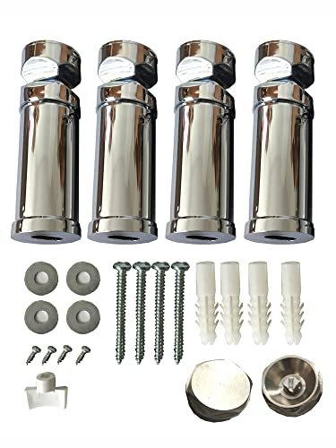 Badheizkörper Montage Set Chrom