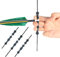 Huntingdoor 3 Stück Fingerschoner Bogen, Bowstring Fingerschutz Silikon Bogensehne Bogenschießen Sparer Fingerschutz für Jagd (Schwarz)