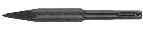 Rennsteig PCS-Meißel 140 mm (Spitzmeißel, SDS-Plus, kurze Bauform, für beengte Bereiche, 45SiCrV6-Stahl vollvergütet) 212 14001