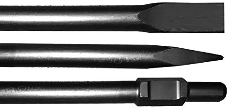 Meißelset SDS HEX Flachmeißel Spitzmeißel Set 410 mm Meißel für Abbruchhammer Meißelhammer
