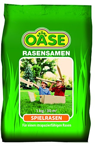 Grüne Oase Rasensamen GO-110 Spielrasen 1 kg, grün