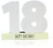 HOX Collection Celebrate in Style White Wooden 18th Birthday Signature Age Plaque with Black Marker Pen Freestanding White Wrapped Numbers to Sign Perfect Personalised Gift for Birthdays