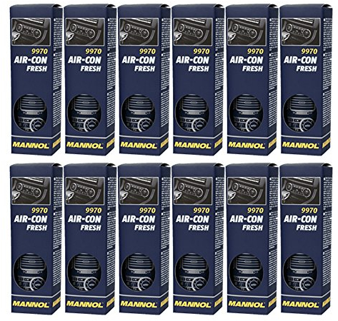 MANNOL 12 x 200ml 9978 Air-Con Fresh/Klimaanlage Desinfektion-Geruchsbeseitiger