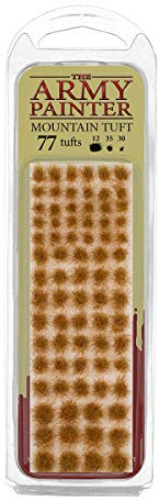 The Army Painter Mountain Tufts, 77 Self Adhesive Static Grass Tufts in 3 Sizes, for Model Bases, Terrain Scenics, Miniature Bases and Diorama Base, Green Grass Tufts for Gaming Bases