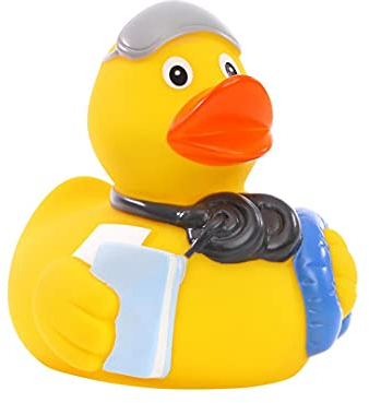 Schnabels Quietsche-Ente Vielflieger - Geschenk für Geburt Geburtstag Namenstag Kinder Baby Freund-in Mädchen Junge - Spielzeug Bade-Ente Badewanne Deko