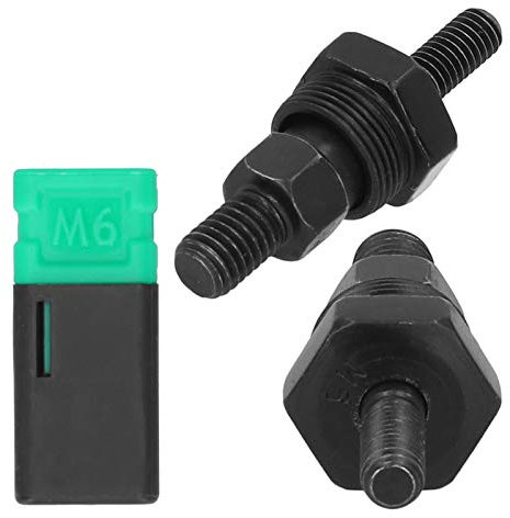 Cabezal de Fijación para Pistola Remachadora M6, Mandril Roscado de Aleación de Acero para Instalación Manual de Tuercas de Remache