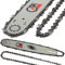 SET Lama Barra Guida +Catena 38CM 15 +2a catena omaggio per motosega di ricambio moto sega