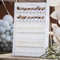 Ginger Ray Botanical Wedding Drinks and Canapé Wall Card Stand Decoration Holder, White