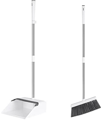 Cabilock 1 Set Dell'atrio Paletta da Cucina per Paletta in Piedi Paletta Giardino Fine Angolo Padella con Manico Pala della Spazzatura Ufficio Pp Metallo Spatola da Cucina