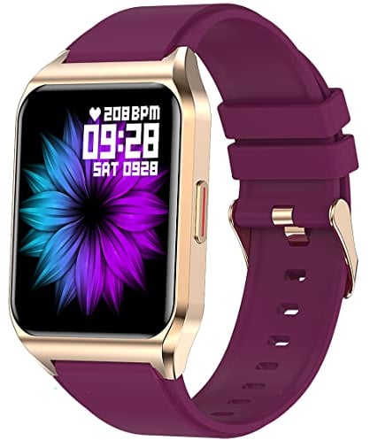 Fitnessuhr Damen Herren Blutdruckmessung Smartwatch Damen Klein Fitness Uhr Fitness Tracker Bluetooth Telefon Antworten/Tätigen Anrufs Sportuhr Pulsuhr Schrittzähler Wasserdicht Uhr für Jungen