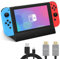 RuntoGOL Station d'accueil TV pour interrupteur, station d'accueil portable prend en charge la sortie HDMI 4K, remplacement pour station d'accueil officielle Switch, station d'accueil avec câble de