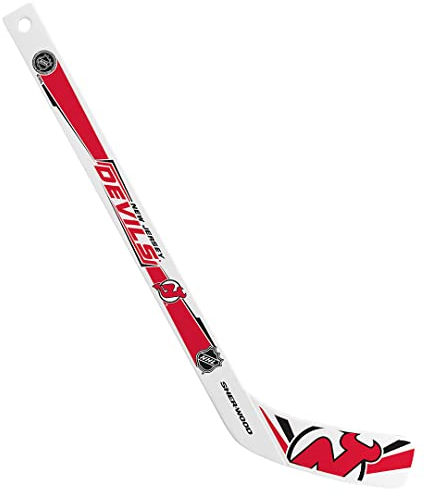 Sherwood NHL Plastik Mini-Schläger, NHL Teams (New Jersey Devils)