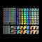 OSOLVE Car Sticker Compatible for SRAM Vinyl Decal Stickers Sheet Bike Frame Cycle Cycling Bicycle MTB Waterproof Sunscreen,30CM*21CM