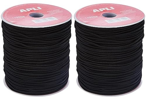 APLI 13809 - Bobina de goma elástica, 2mm x 100 m (Paquete de 2)