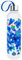 Pylones Happyglou Trinkflasche, 80 cl, groß, Blau