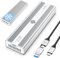 iDiskk 40Gbps thunderbolt NVMe Enclosure, Aluminum External M.2 NVMe SSD Enclosure for Thunderbolt 3/4, USB4/3.2/3.1/3.0 Device, Support Size 2280 M&B+M-Key PCIe, Up to 2800MB/s,Built-in Cooling Fan