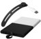 Nearockle 40Pcs Silikon Wiederverschließbar Kabelbinder, Wiederverwendbare Kabel Organizer Klein Kabelmanagement für Ladekabel Computer Draht, Reisezubehör (weiß und schwarz)