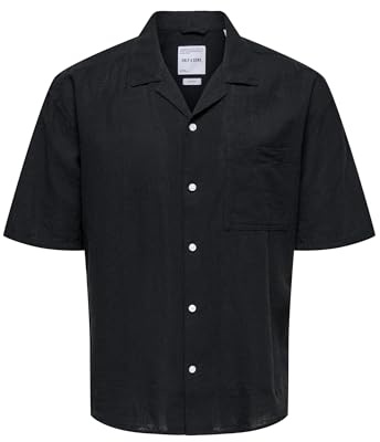 Only & Sons Male Hemd ONSCAIDEN Leinen Hemd | Shirt