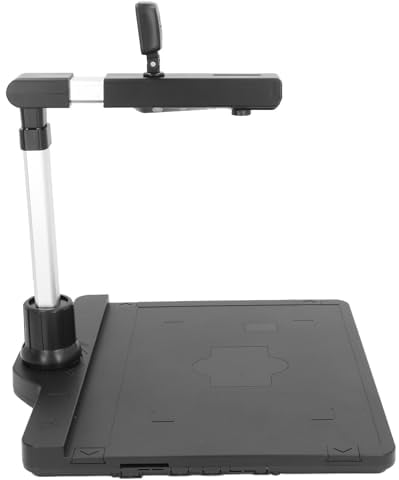Natudeco Buchkamera-Scanner, professioneller Dokumentenscanner, Kamera, OCR-Erkennungsfunktion, tragbarer USB-Buchscanner für A3-A4-Dokumente, Bücher