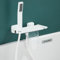 XJTNLB Mitigeur Douche Murale Blanc Robinet Baignoire avec Douchette Robinets de Douche et de Baignoire-B