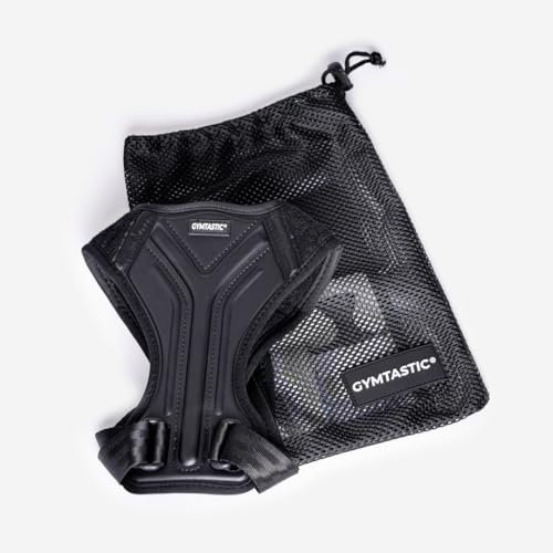 GYMTASTIC - Rückentrainer Schwarz - Bessere Haltung, Kein Einschnüren - Perfekt für Alltag und Sport
