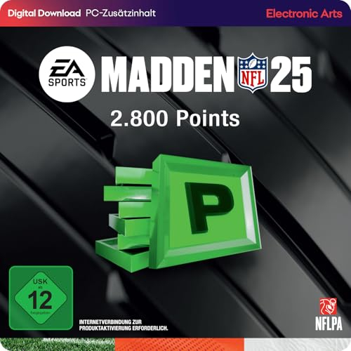 EA SPORTS MADDEN NFL 25 2800 Madden Points PCWin | Download Code EA App - Origin | Deutsch Standard | PC Code - Origin