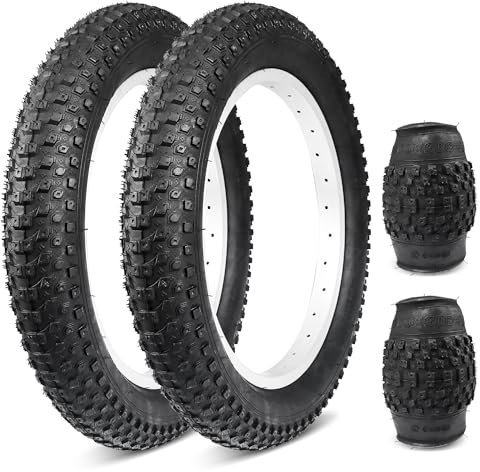 GRELiving 16x3.0 E-Bike Reifen Fat Bike Tire Faltbarer Reifen 76-305 Fahrradmantel 35 P.S.I für E-Fahrrad/Handwagen/Stadtrad/Kids Bike