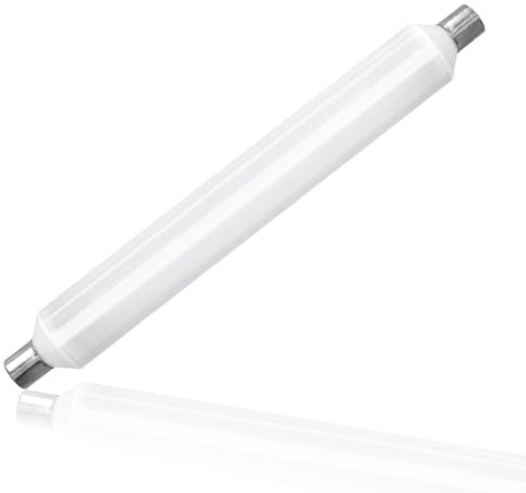 enwant Röhrenlampe 6 Watt für Badezimmerspiegel, S19-Sockel, 310 mm Länge, Rasierlicht, 220 V, Nicht dimmbar, 1 Packung(Cool White 6000K)