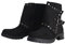 Aspand Stivaletti da donna con tacco basso eleganti neri dal design elegante stivali da pelle scamosciata sintetica con borchie,decorative e tacco basso a blocco,40