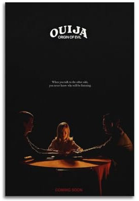 LIRAHRNNKA Ouija Poster Origin of Evil, dekoratives Leinwandposter, Wandkunst, Dekor, Wohnzimmer, moderne Schlafzimmer-Dekoration, Poster, 30 x 45 cm, ungerahmter Stil