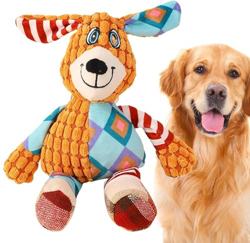 Hshenjhu Hundespielzeug, Quietschspielzeug Hund Kuscheltier für Hunde, Hundespielzeug Quietschend, Unzerstörbares Hundespielzeugs, Dog Toys für Large Breeds Welpen, kleine, mittlere, große Hunde