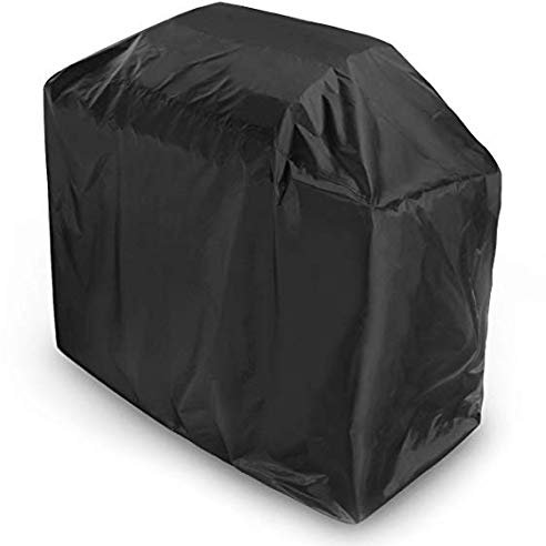 Möbelabdeckungen，Gartenmöbelabdeckungen， Wasserdichte Grillabdeckung for den Außenbereich, Grillzubehör, Grillabdeckung, Anti-Staub, Regen, Gas, Holzkohle, elektrischer Grill, Schutz, Schwarz(100 x 60