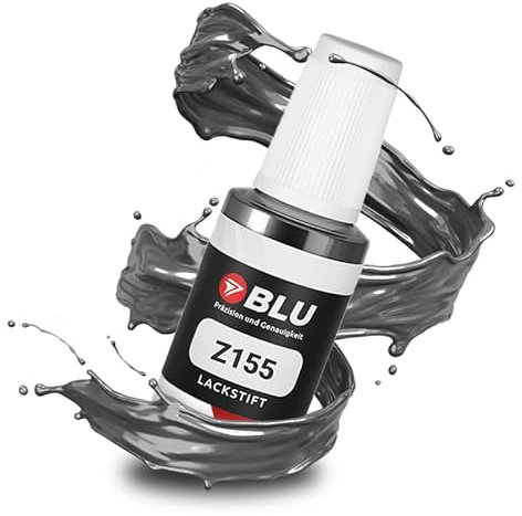 BLU Auto Lackstift Silber kompatibel für OPEL Z155 Silber MOONLANDGRAU | Auto Lack Reparatur Ausbesserungslack