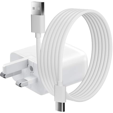 Genuine Samsung Galaxy Fast Adaptive UK Mains Wall Charger Plug & 2M Fast Charging USB Data Sync Cable For Samsung Galaxy S6, S6 Edge, S7, S7 Edge