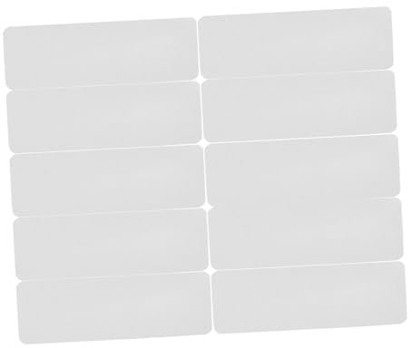 Uonlytech 10piezas Parche De Cortina Autoadhesivo Para Reparación De Lamas Horizontales De Láminas Incluidas Para Reparar Cortinas Venecianas De Aluminio Dormitorios o Salas De Estar