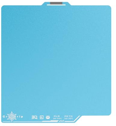 BIQU CryoGrip Pro Frostbite Panda Build Piastra per stampante 3D Bambu-Lab P1P/P1S/X1C/X1E/A1, piastra a temperatura ambiente, piastra fredda 257x257mm, doppia trama ruvida lamiera d'acciaio
