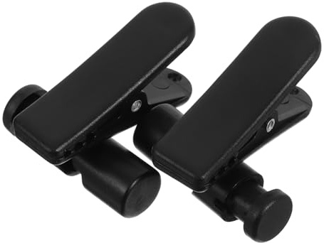 FUNNETOYU 2stücke Earphone Kabelclip Mit Drehbarem Kabelhalter Robuster Kunststoff Kabelklemme Für Kopfhörer Headsets Modischer Schwarzer Kabelorganizer Zur Befestigung An Kleidung