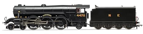 Hornby R30454 LNER Class A3 4-6-2 4472 Flying Scotsman WWII 80th Anniversary Collection, Black