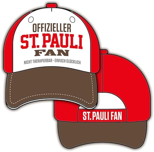 schilderkreis24 Spaßkappe „Offizieller St.Pauli Fan – Nicht therapierbar, einfach glücklich“ | Unisex Einheitsgröße | größenverstellbar | witzige Geschenkidee für St.Pauli Fans | Alltag & Spieltag