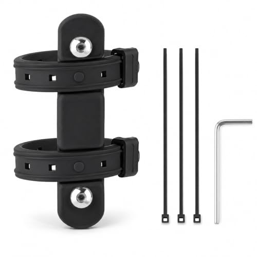 Fahrrad Flaschenhalter Montagebasis, Adapter für Flaschenhalter Fahrrad ohne Schrauben, Rollern und Kinderwagen ohne Flaschenhalterbefest Trinkflaschenhalter Fahrrädern Ohne Schrauben,