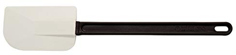 Matfer Bourgeat DR618 Bourgeat Elvea Exoglass Spatula, 15mm x 70mm x 350mm, Black/White