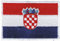 Aufnäher - Rechteck - 20409 - Gr. ca. 80x50mm - Kroatien
