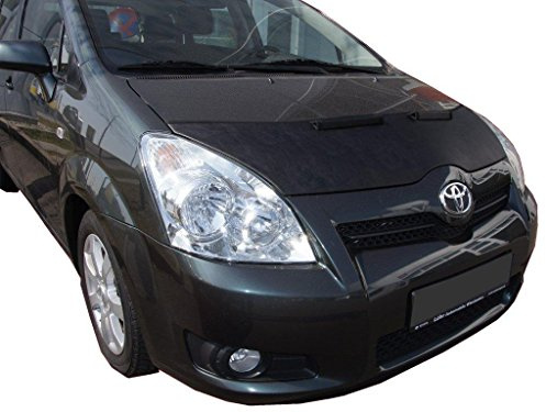 Auto Bra kompatibel mit Toyota Corolla Verso Bj. 2004-2009 Haubenbra Steinschlagschutz Tuning Bonnet Bra