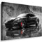 Porsche Panamera Stingray GTR Kunstdruck Leinwand Bild 100x70cm / Leinwandbild fertig auf Keilrahmen - Kunstdrucke, # 13 Leinwandbilder, Wandbilder, Poster, Gemälde, Pop Art Deko Kunst Bilder