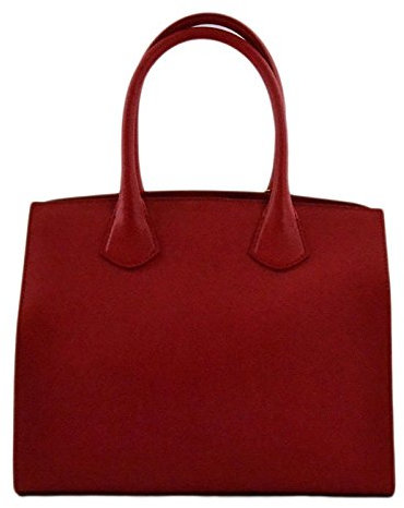 PATRIZIA PEPE Handtasche und Schultergurt aus echtem Leder - Rot, rot, Einheitsgröße