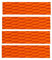 Perfeclan Los 4 Surfing Front Traction Pad Ersatz für Surfboard Deck Grip Cushion Klebstoff & Vielseitig, Orange