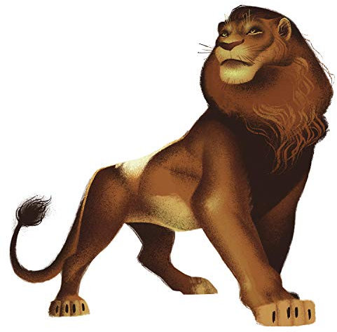 RoomMates König der Löwen Simba, Mehrfarbig