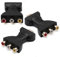 1 X Adaptateur Audio et Vidéo HDMI vers 3 RCA Tête Femelle,70x40x15mm,pour être utilisé dans la TVHD, Les DVD, Les projecteurs, Les systèmes de cinéma Maison et Tous Les
